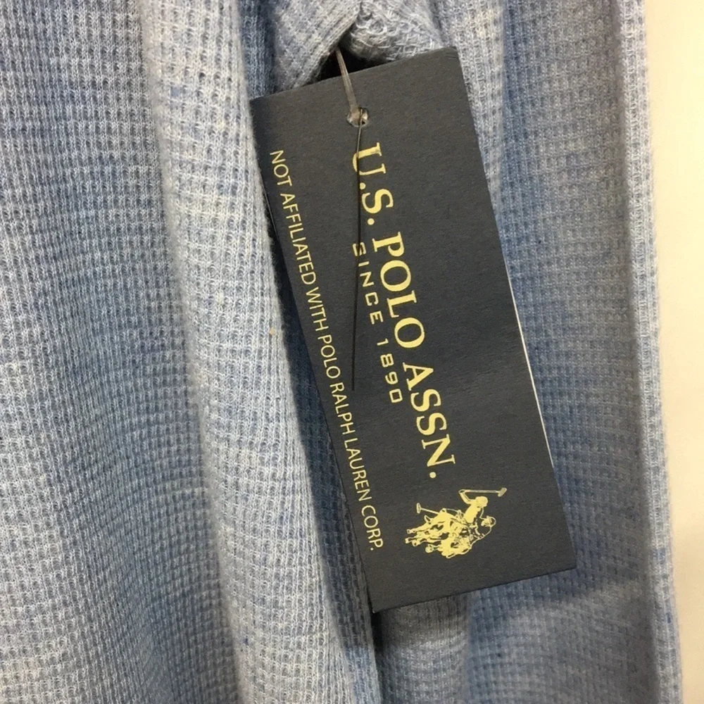 U.S. Polo Assn. Mens Blue Knit Pull-Over Sweater Size L NEW with Tags